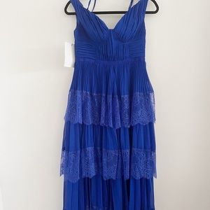 Blue Self Portrait lace dress